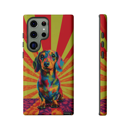 Psychedelic Pup: Vibrant Dachshund | Tough Case