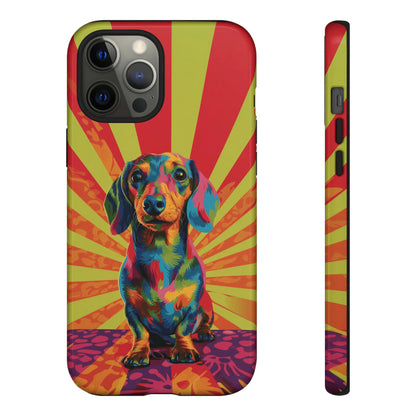 Psychedelic Pup: Vibrant Dachshund | Tough Case