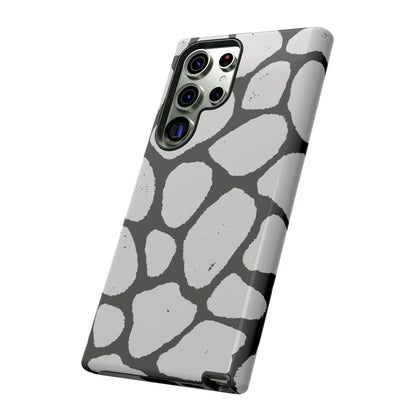 Safari Chic: Stone Giraffe Print | Tough Case