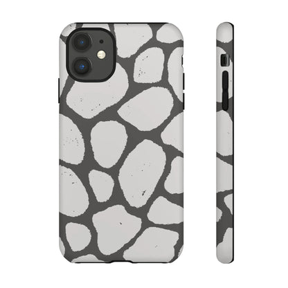 Safari Chic: Stone Giraffe Print | Tough Case