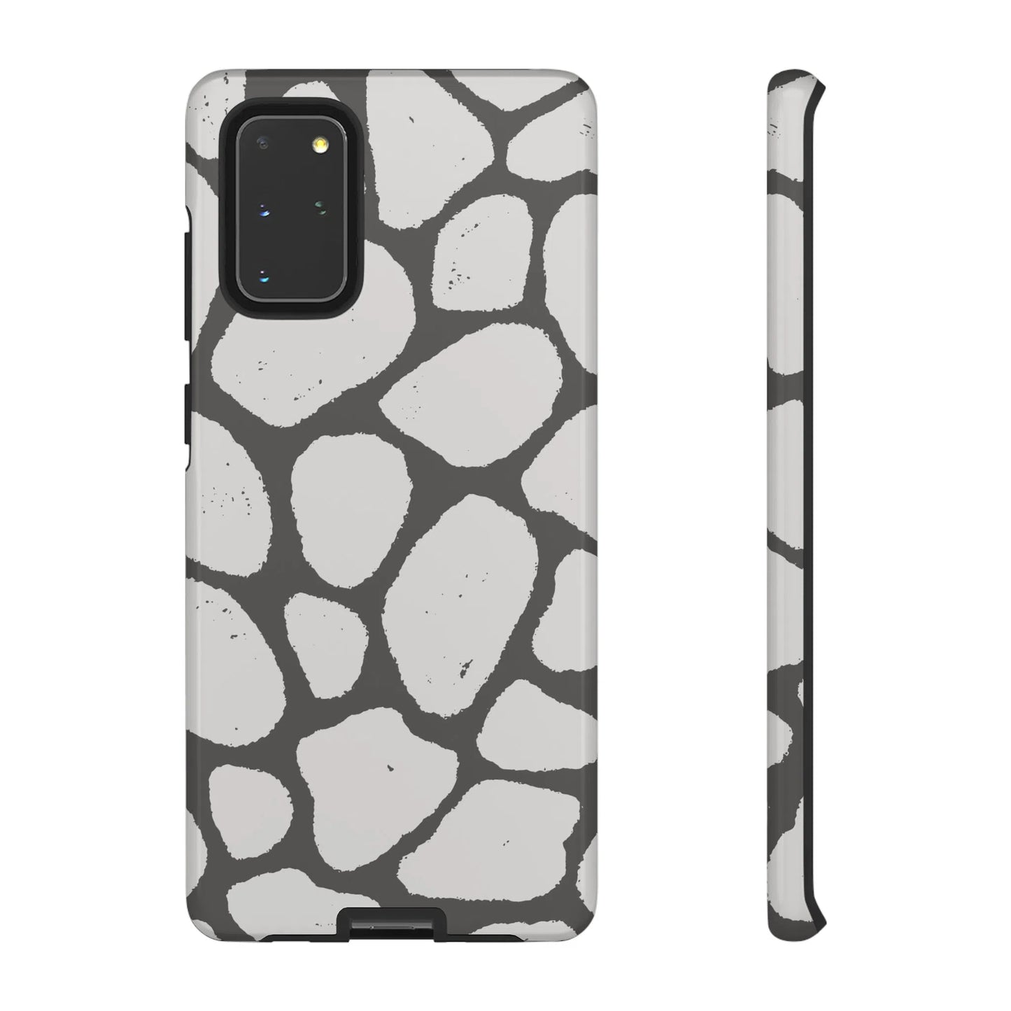 Safari Chic: Stone Giraffe Print | Tough Case