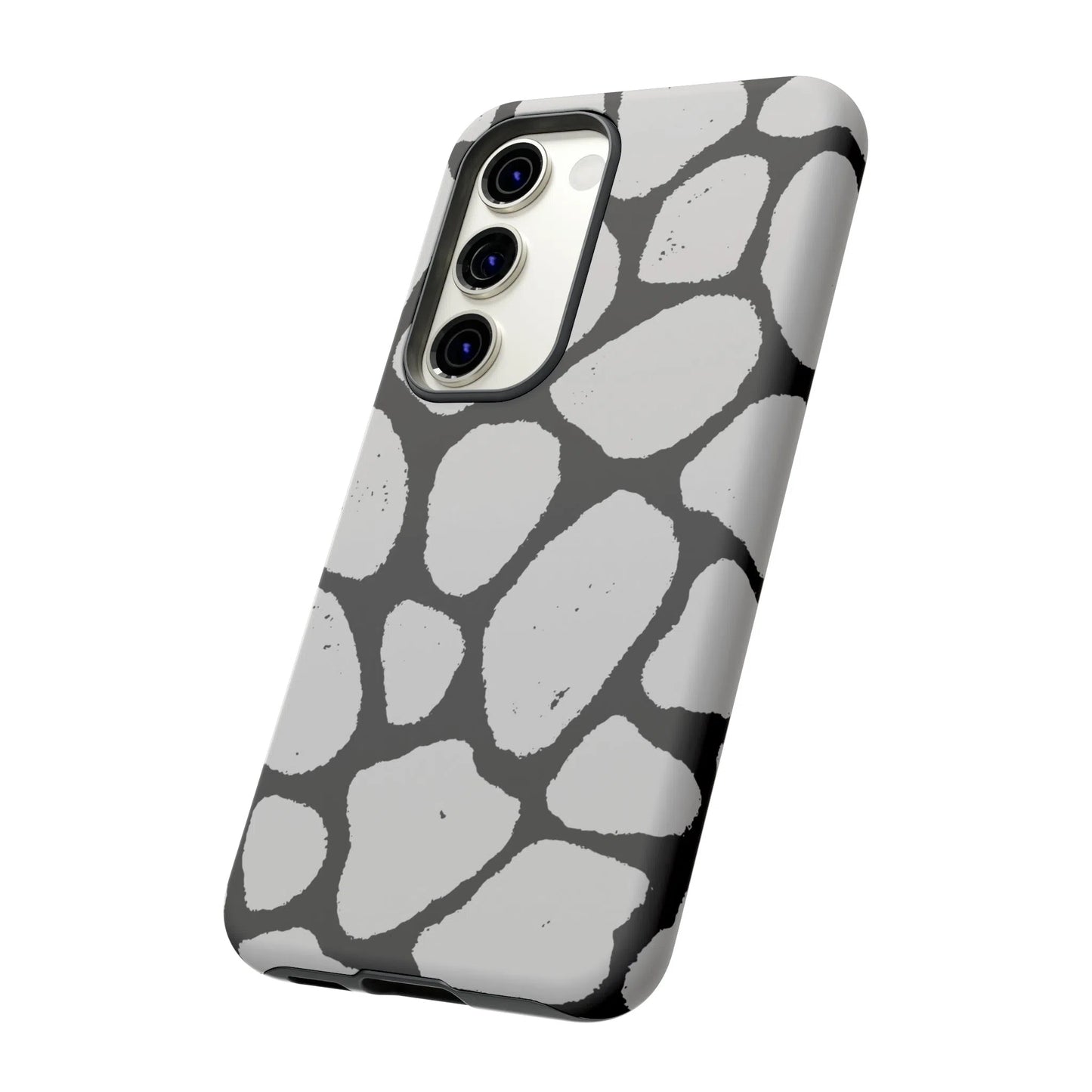 Safari Chic: Stone Giraffe Print | Tough Case