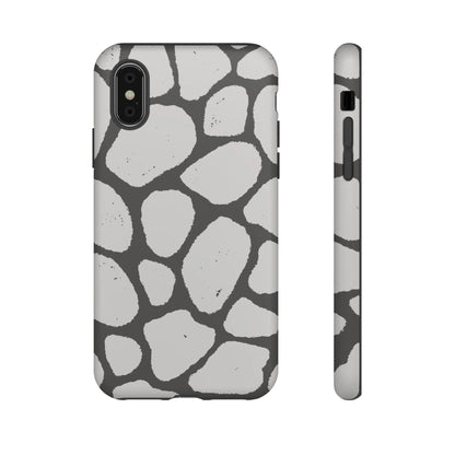 Safari Chic: Stone Giraffe Print | Tough Case