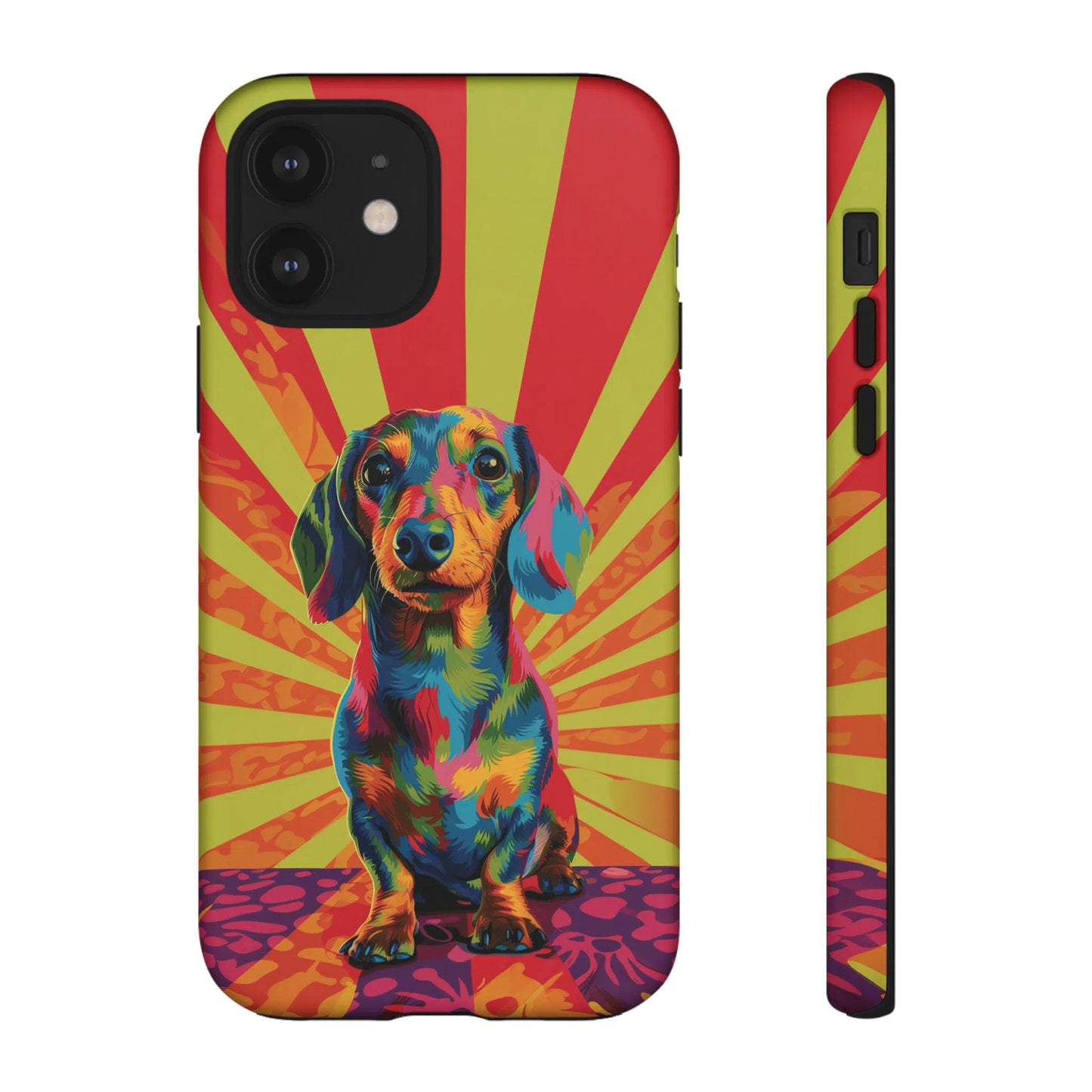 Psychedelic Pup: Vibrant Dachshund | Tough Case