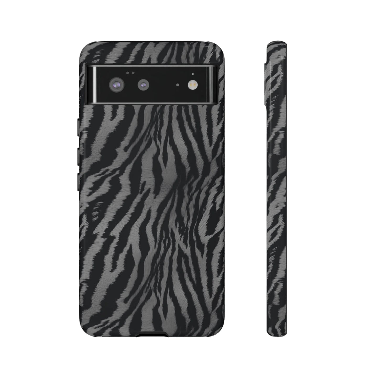 Monochrome Majesty: Tiger Print | Tough Case