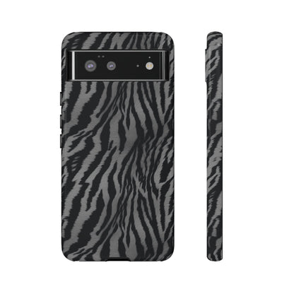 Monochrome Majesty: Tiger Print | Tough Case