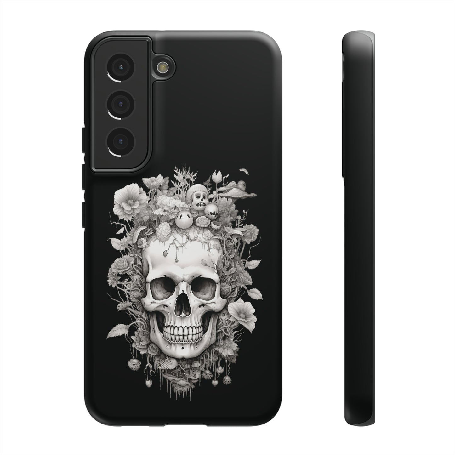 Memento Mori Floral Fusion | Tough Case