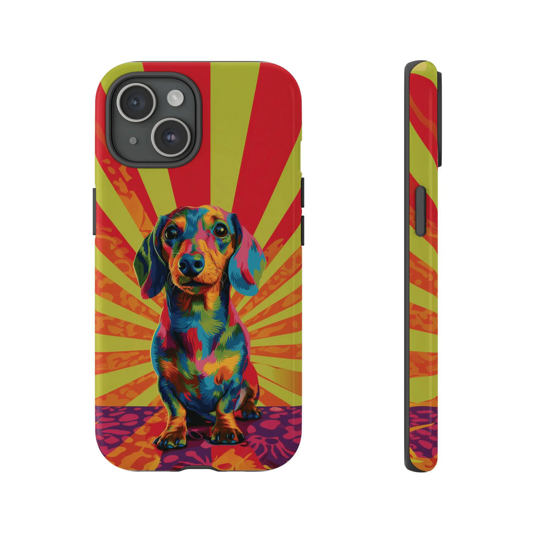Psychedelic Pup: Vibrant Dachshund | Tough Case