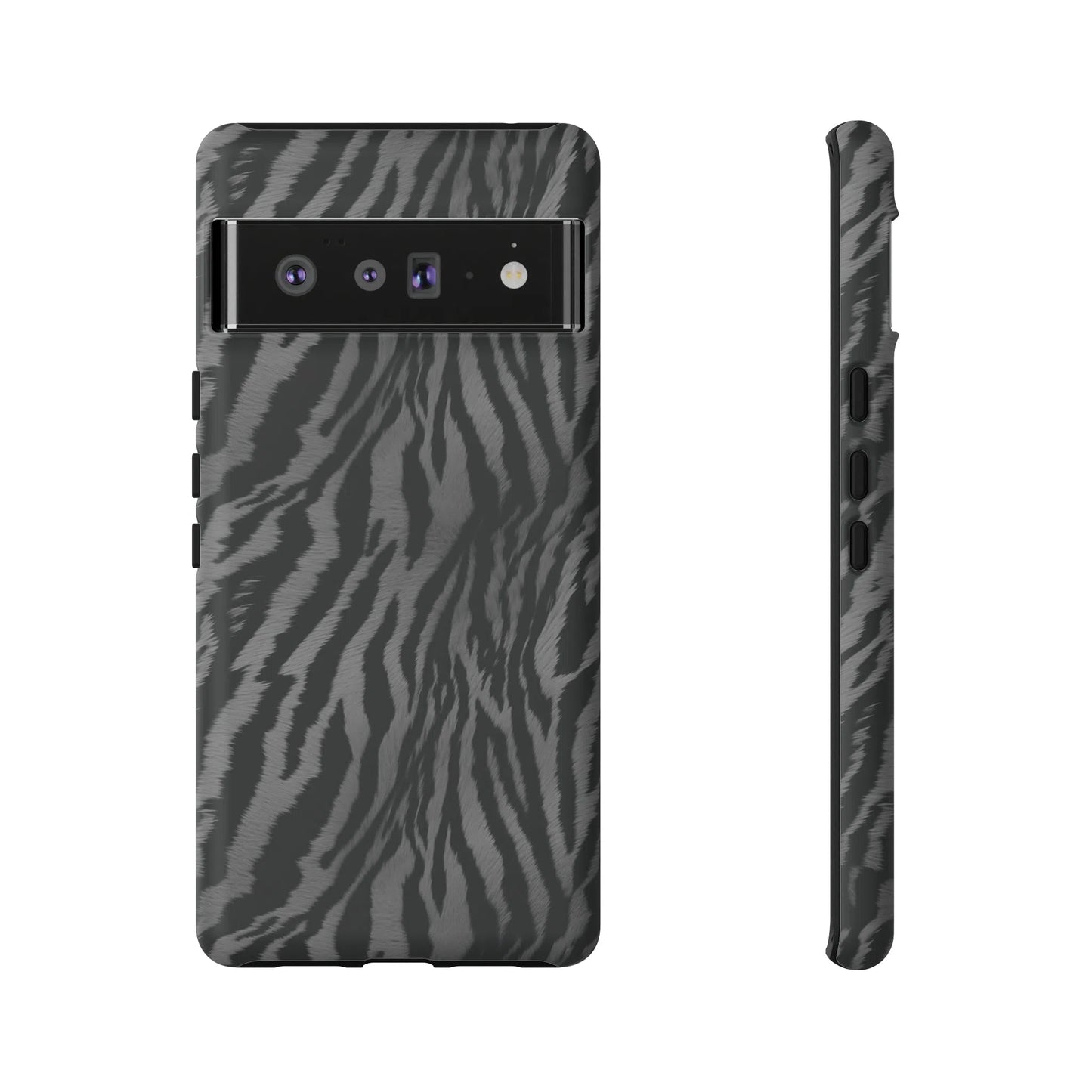 Monochrome Majesty: Tiger Print | Tough Case