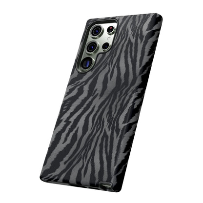 Monochrome Majesty: Tiger Print | Tough Case