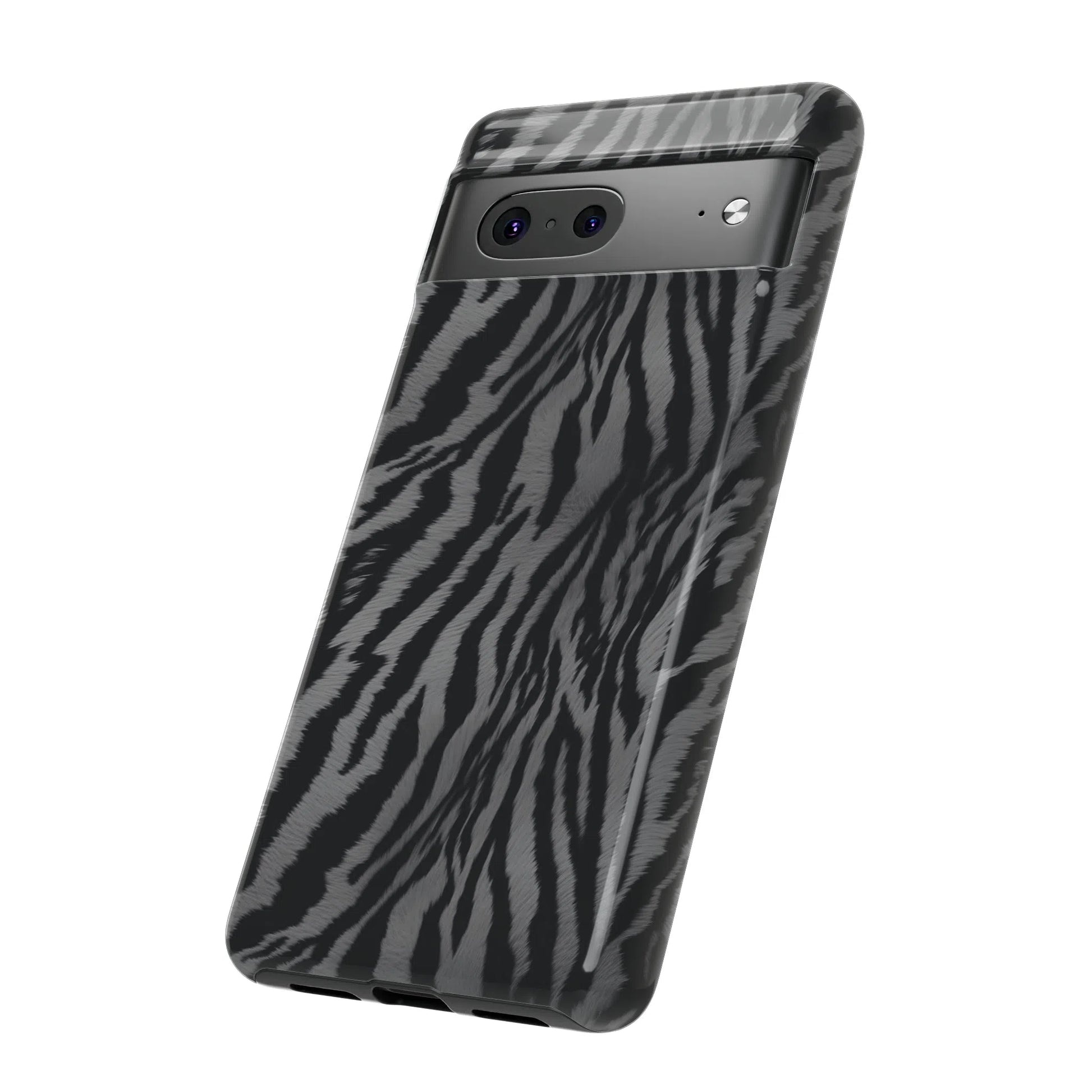 Monochrome Majesty: Tiger Print | Tough Case