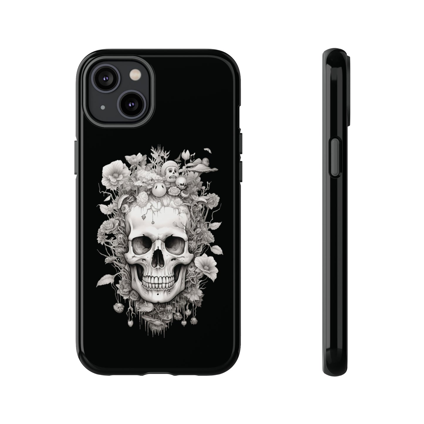 Memento Mori Floral Fusion | Tough Case