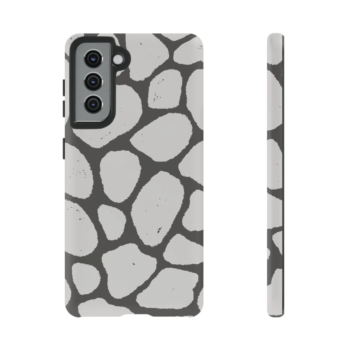 Safari Chic: Stone Giraffe Print | Tough Case