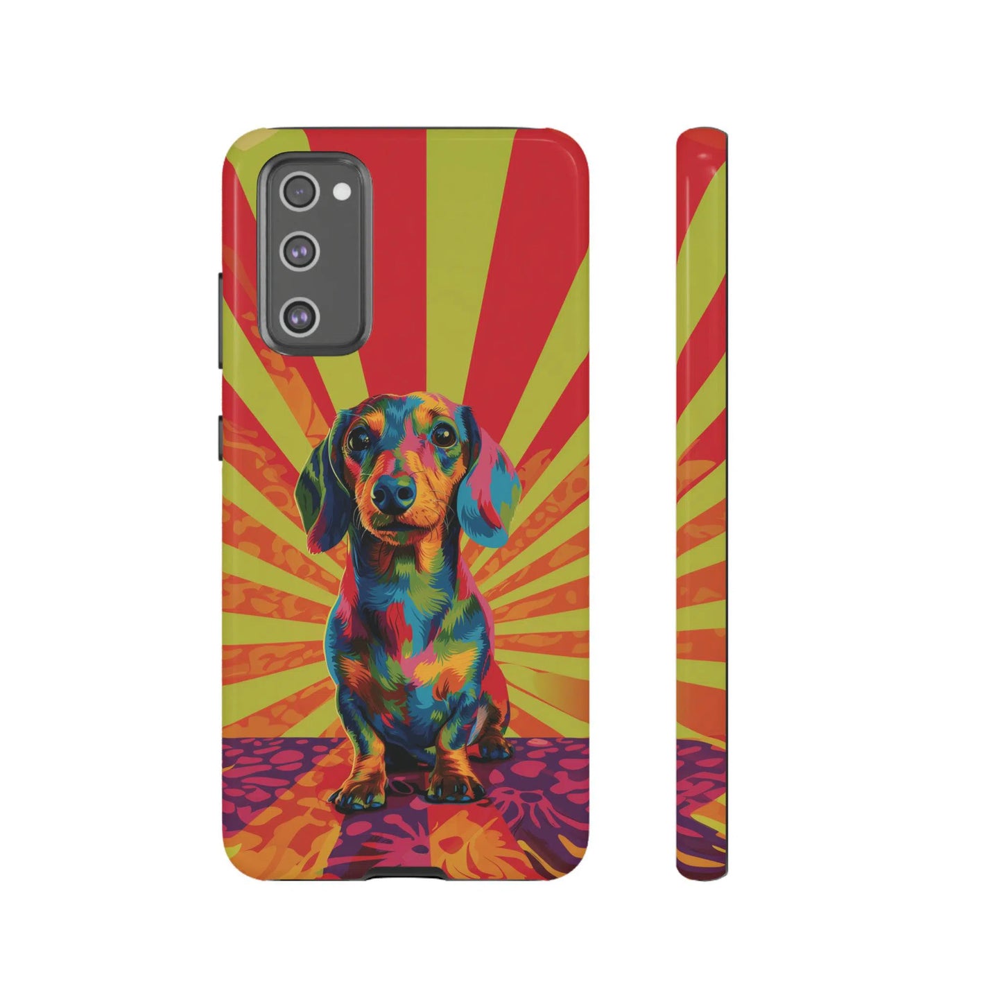 Psychedelic Pup: Vibrant Dachshund | Tough Case