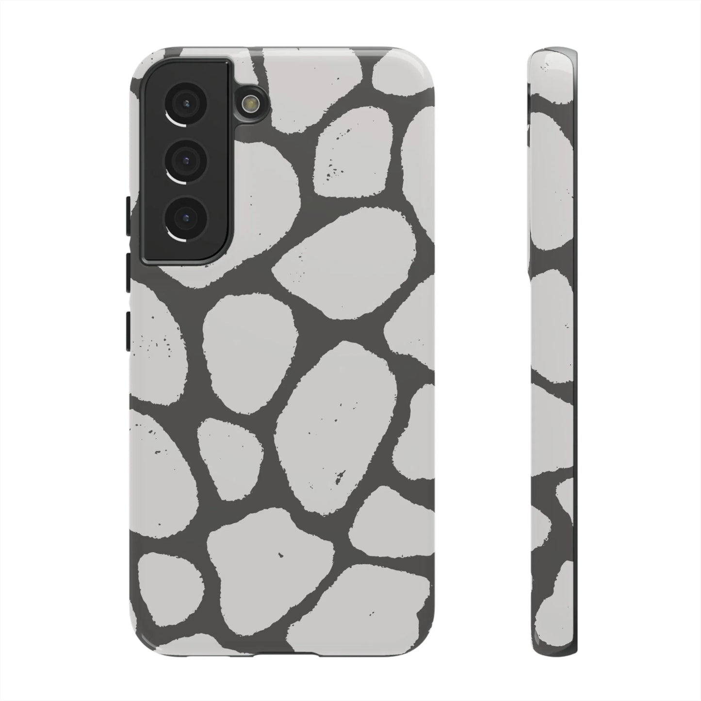 Safari Chic: Stone Giraffe Print | Tough Case