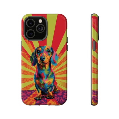 Psychedelic Pup: Vibrant Dachshund | Tough Case