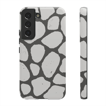 Safari Chic: Stone Giraffe Print | Tough Case