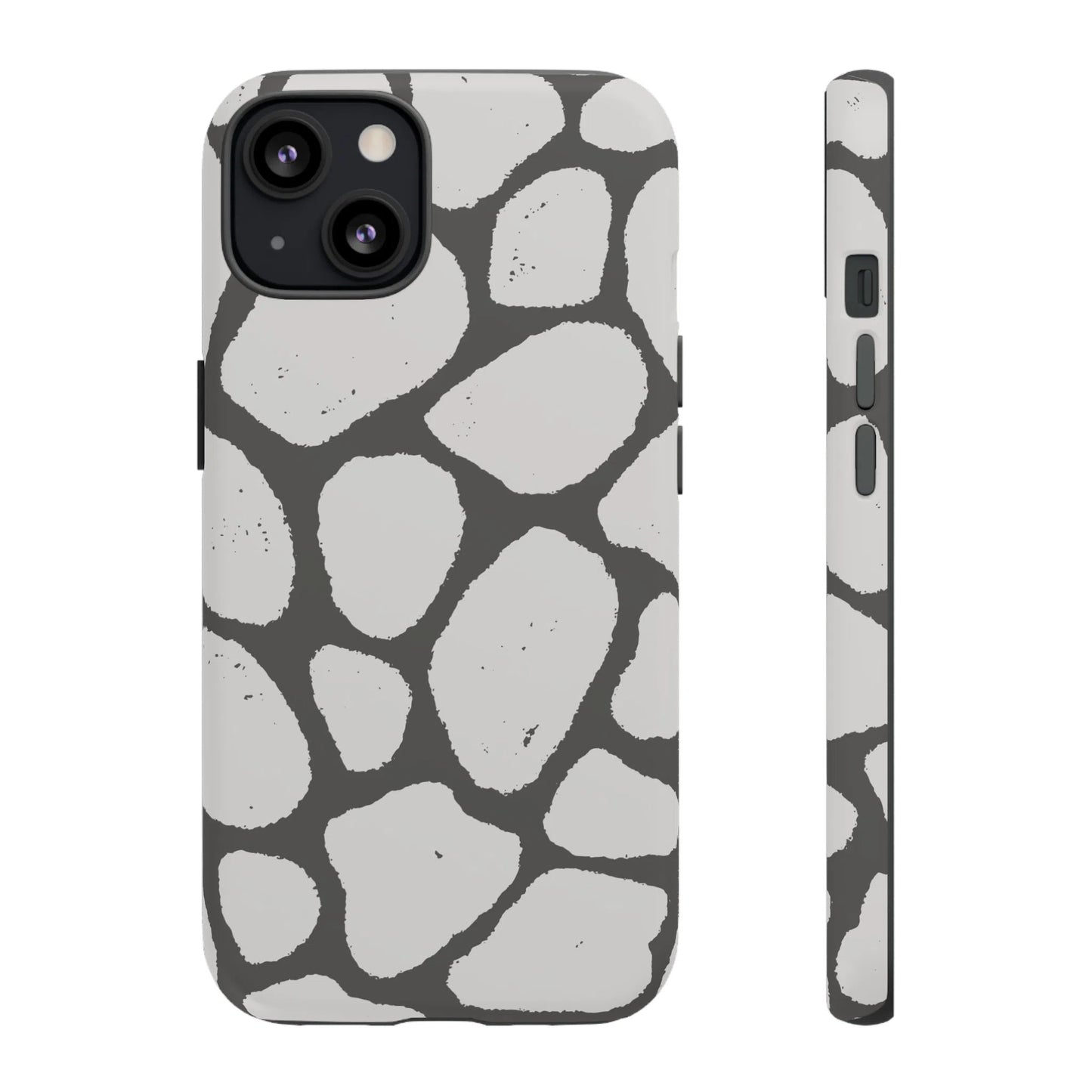 Safari Chic: Stone Giraffe Print | Tough Case