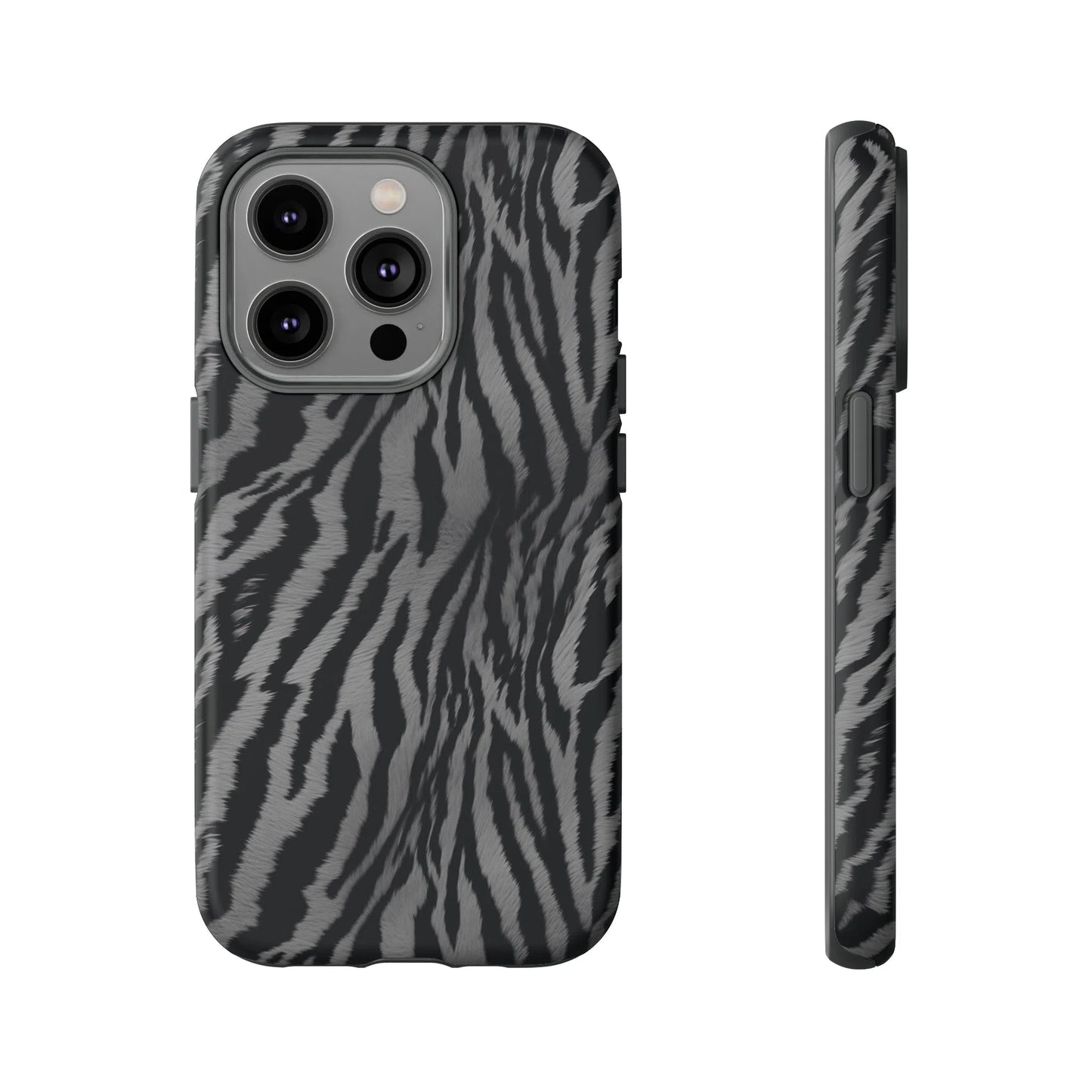 Monochrome Majesty: Tiger Print | Tough Case