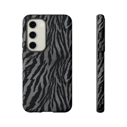 Monochrome Majesty: Tiger Print | Tough Case