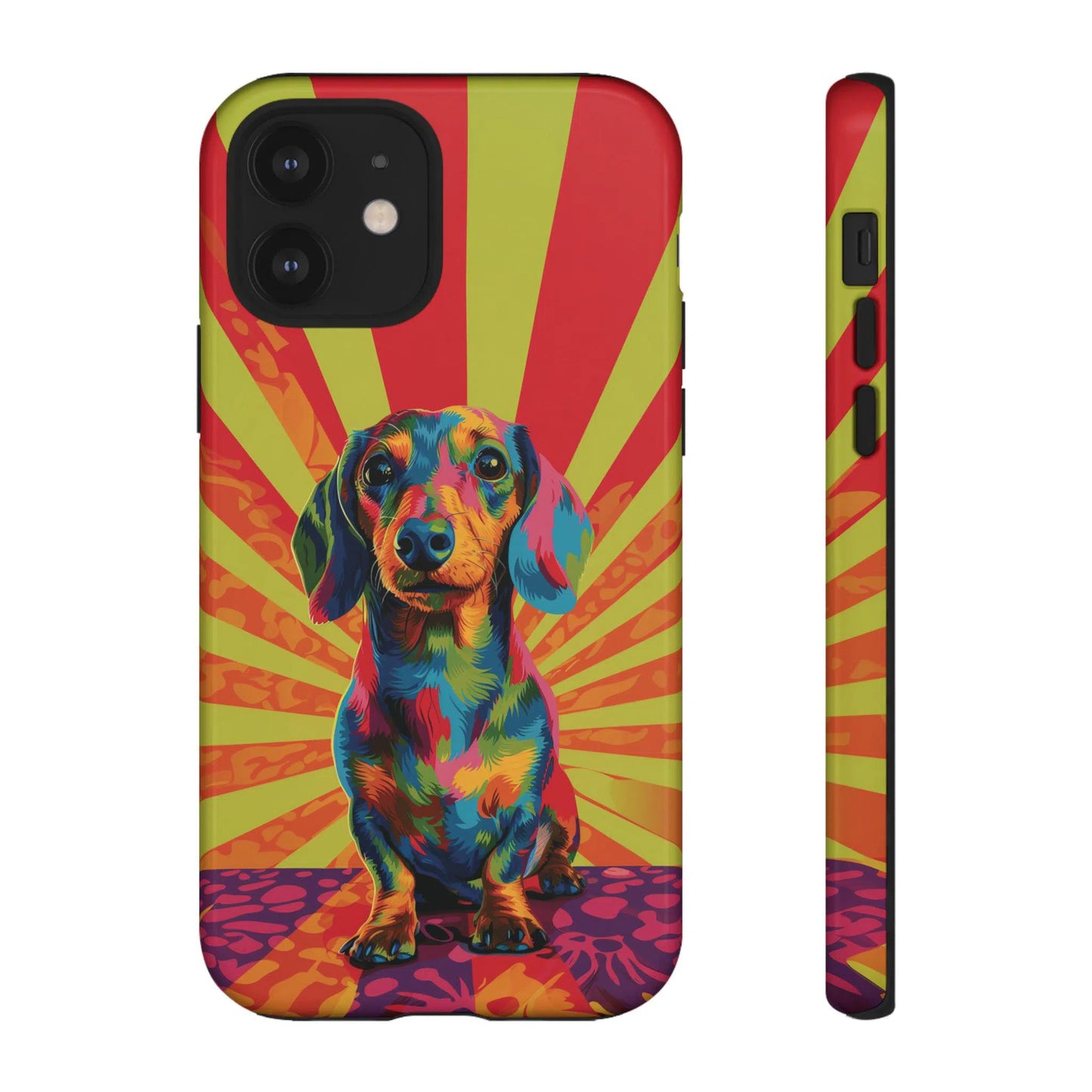 Psychedelic Pup: Vibrant Dachshund | Tough Case