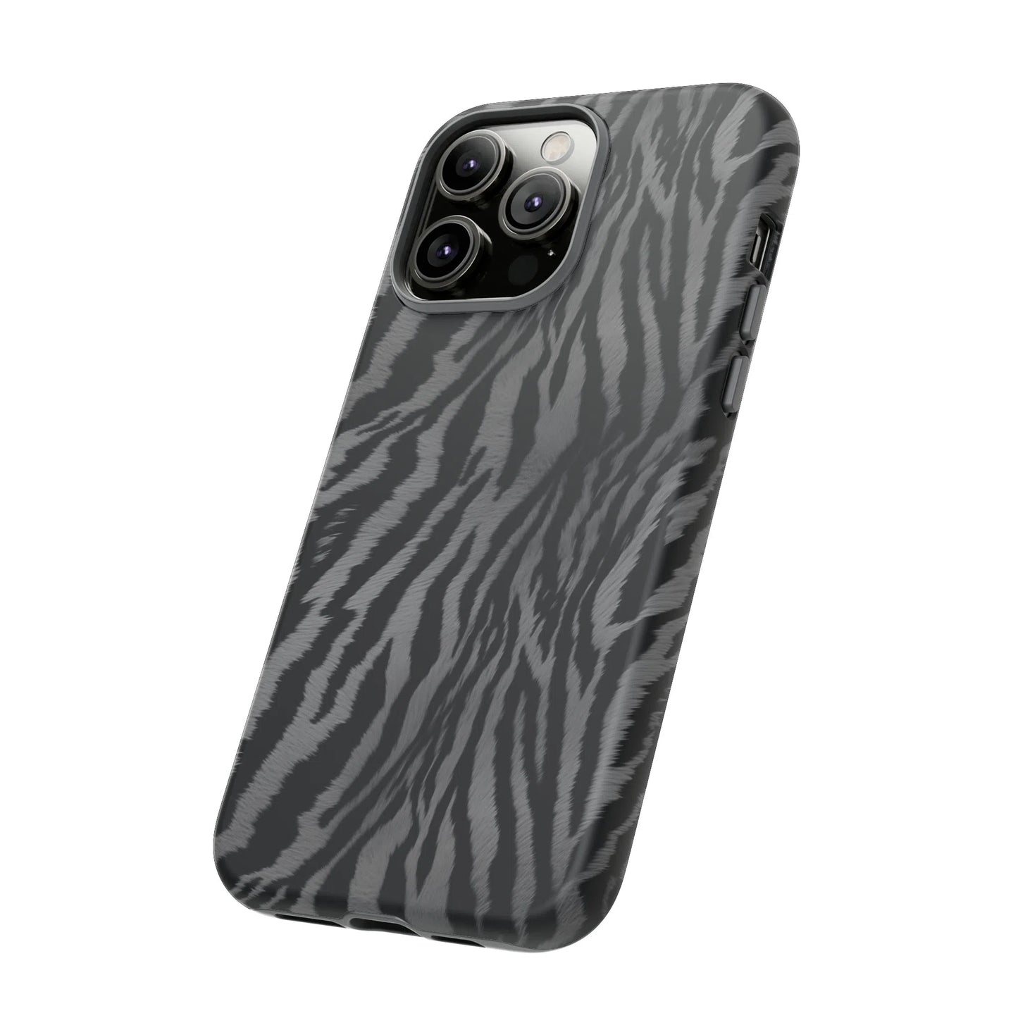 Monochrome Majesty: Tiger Print | Tough Case