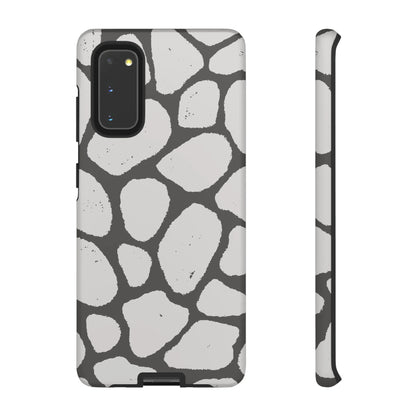 Safari Chic: Stone Giraffe Print | Tough Case