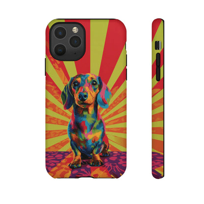 Psychedelic Pup: Vibrant Dachshund | Tough Case