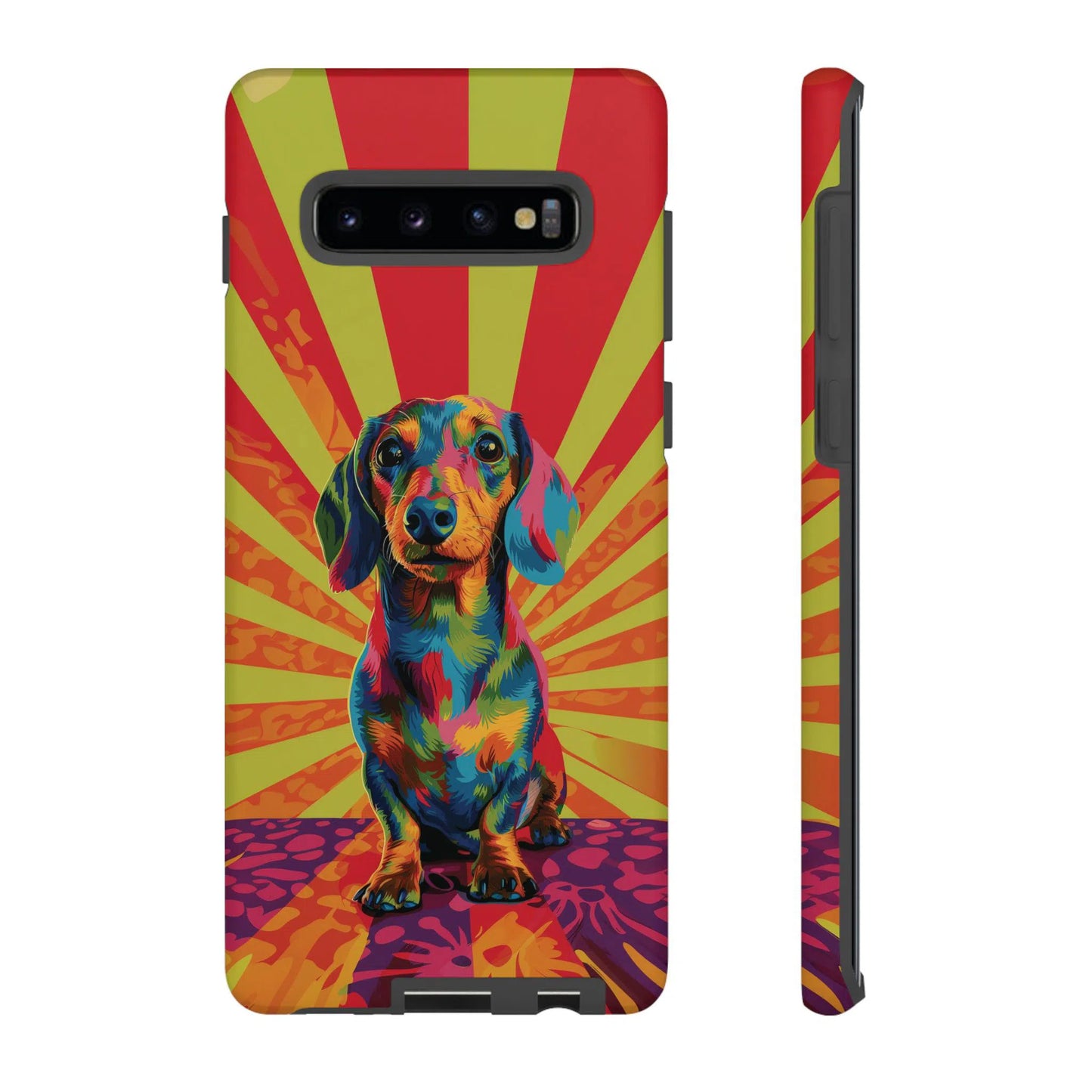 Psychedelic Pup: Vibrant Dachshund | Tough Case