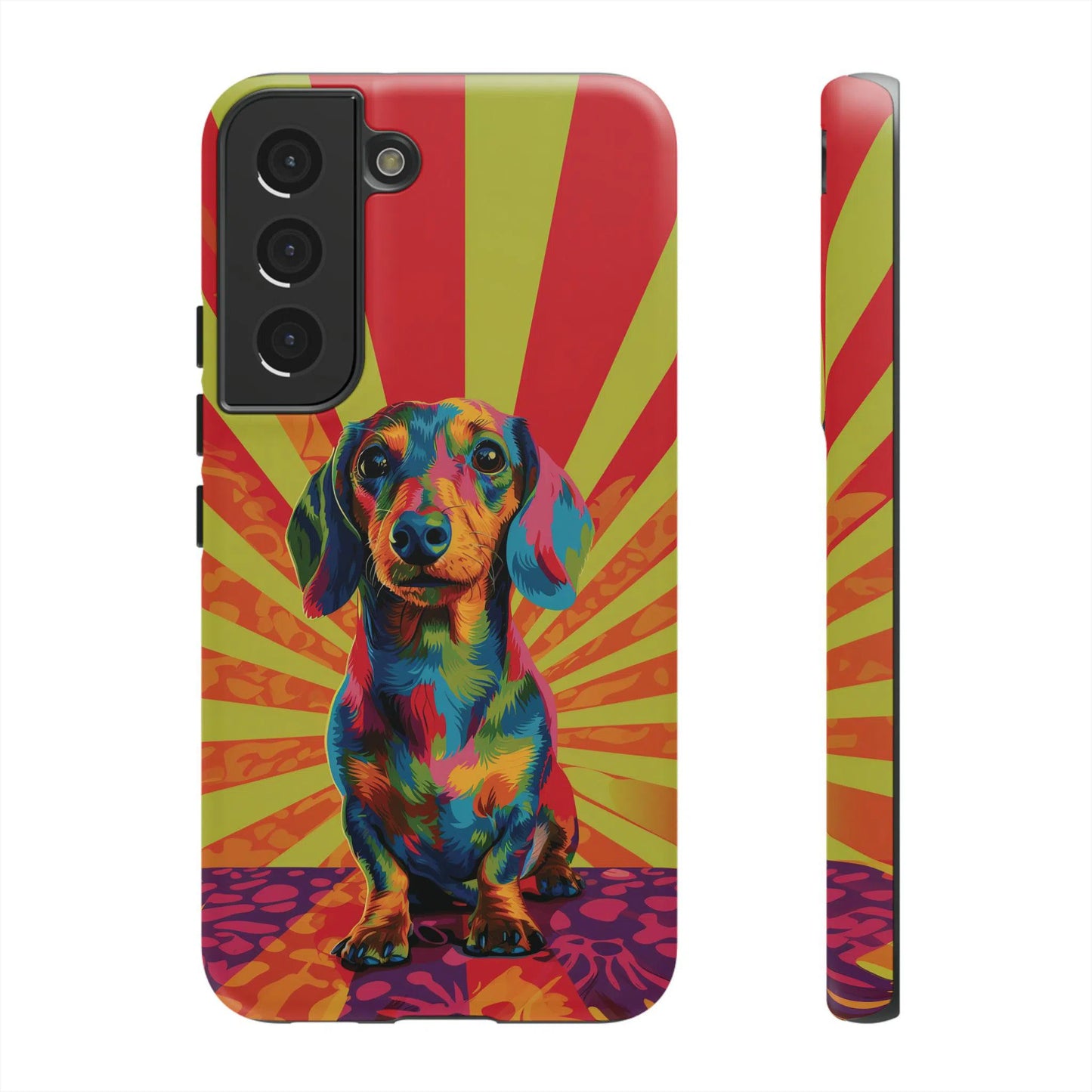 Psychedelic Pup: Vibrant Dachshund | Tough Case