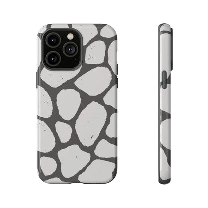 Safari Chic: Stone Giraffe Print | Tough Case