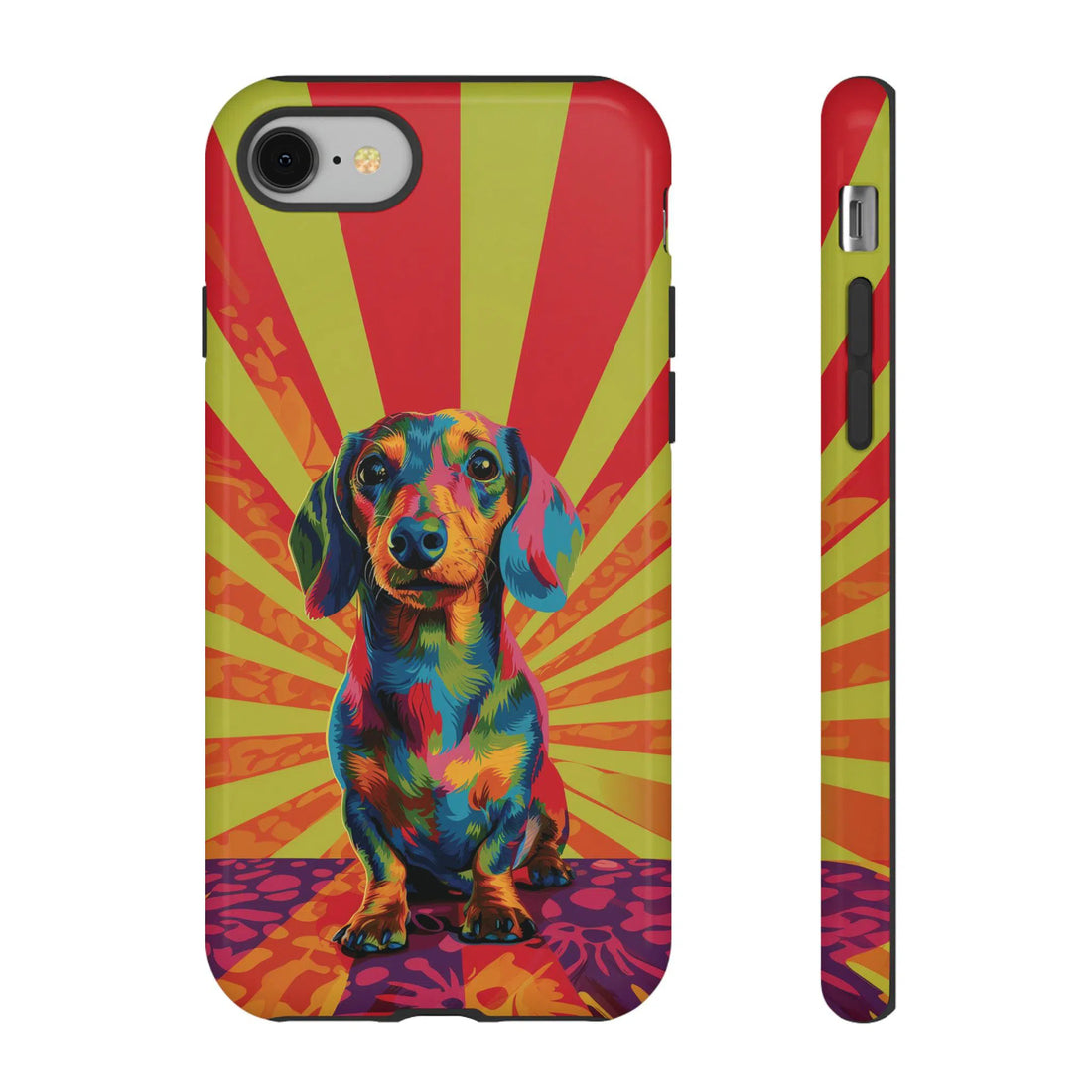 Psychedelic Pup: Vibrant Dachshund | Tough Case