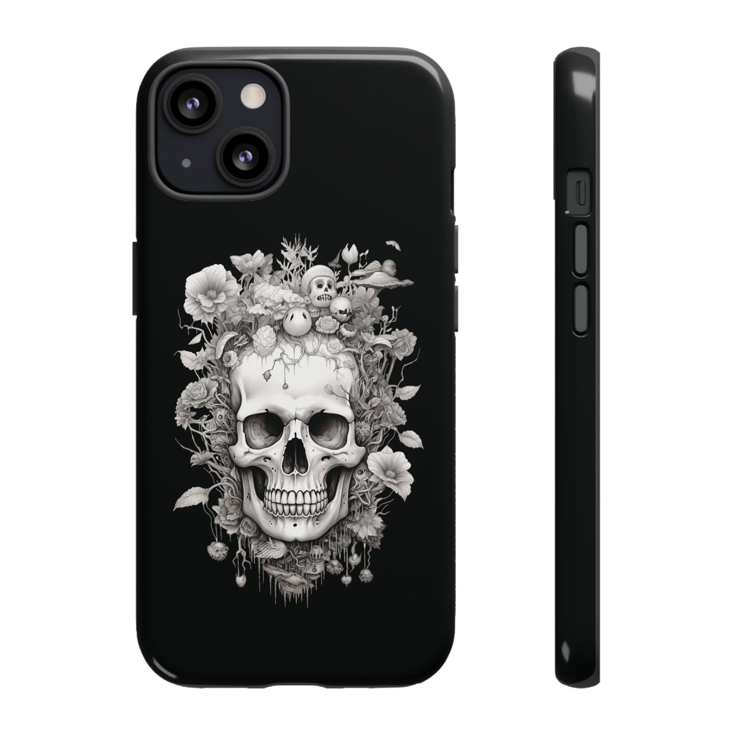 Memento Mori Floral Fusion | Tough Case