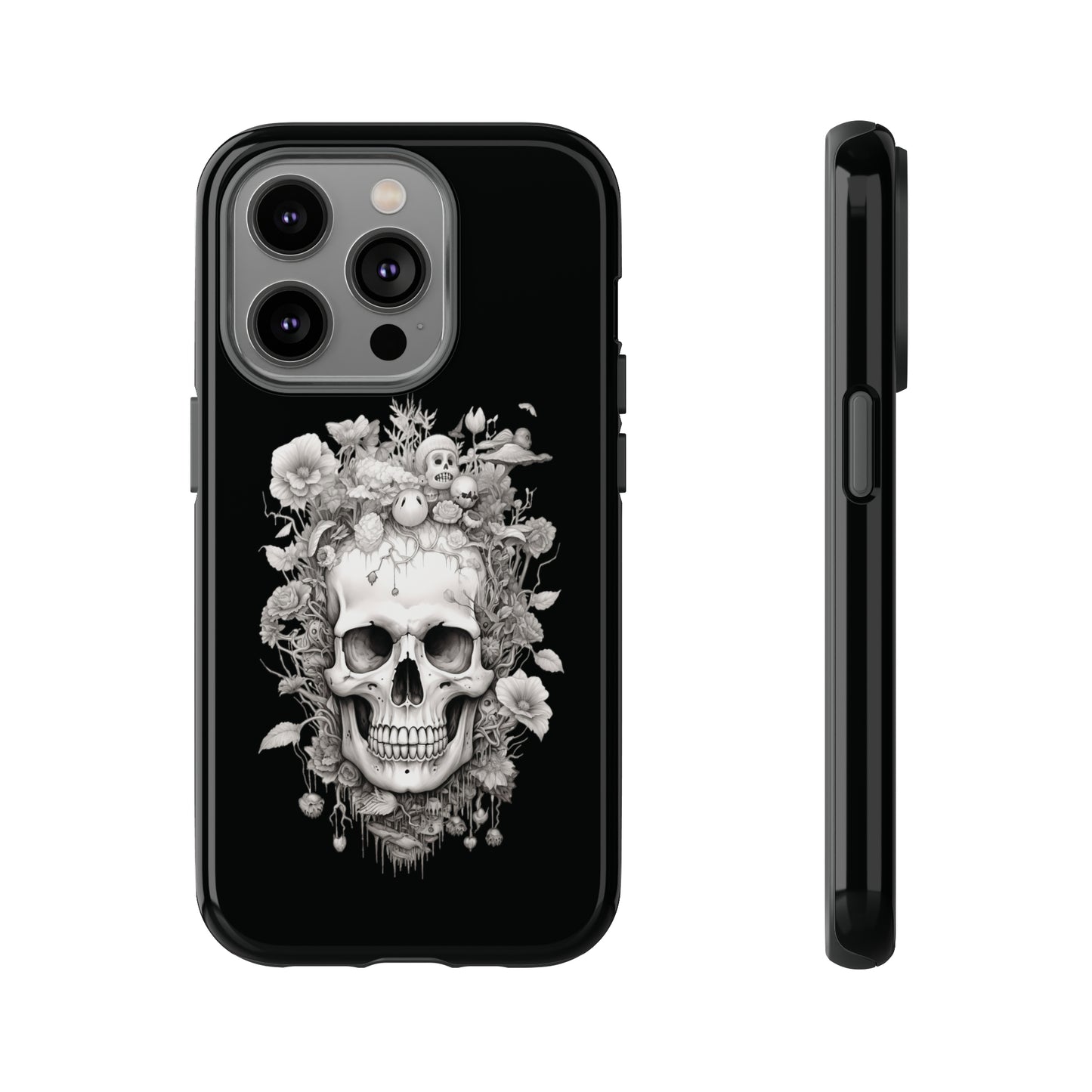 Memento Mori Floral Fusion | Tough Case