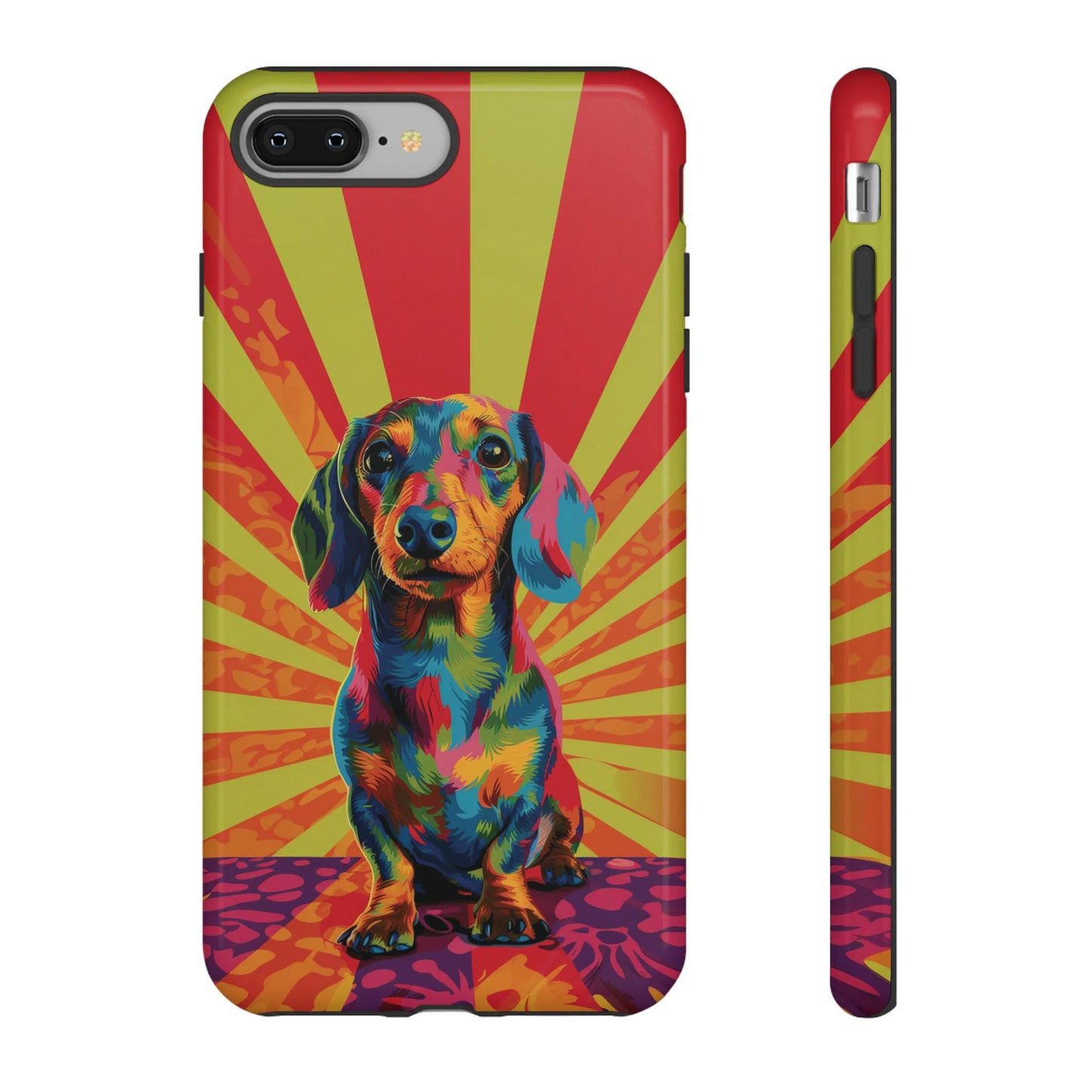 Psychedelic Pup: Vibrant Dachshund | Tough Case