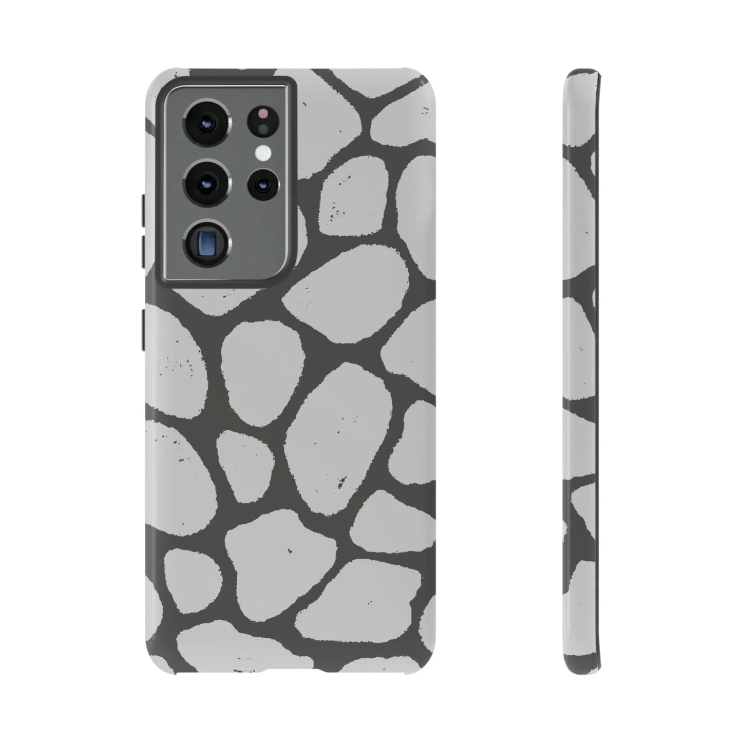 Safari Chic: Stone Giraffe Print | Tough Case