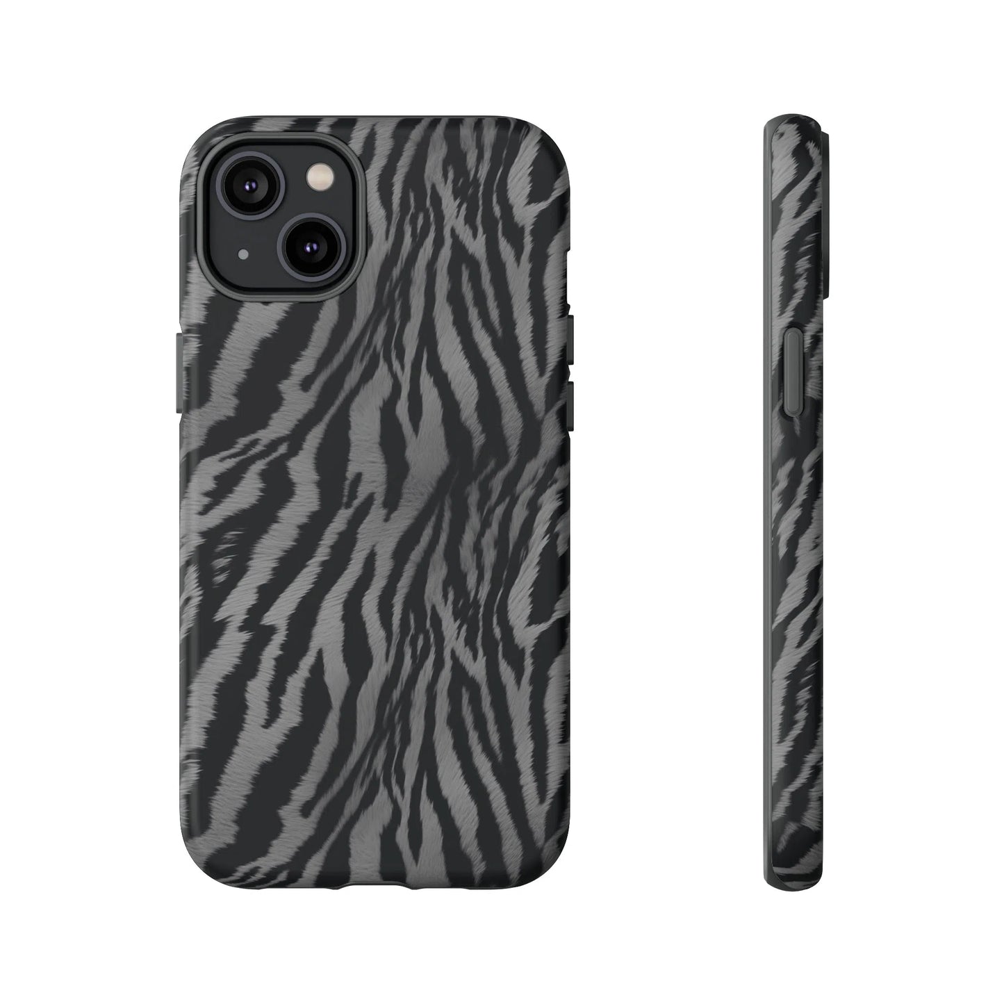 Monochrome Majesty: Tiger Print | Tough Case