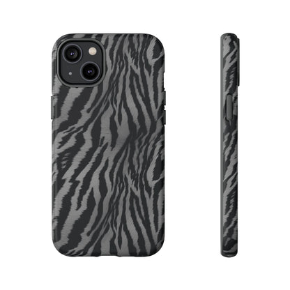 Monochrome Majesty: Tiger Print | Tough Case