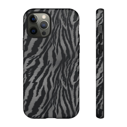 Monochrome Majesty: Tiger Print | Tough Case