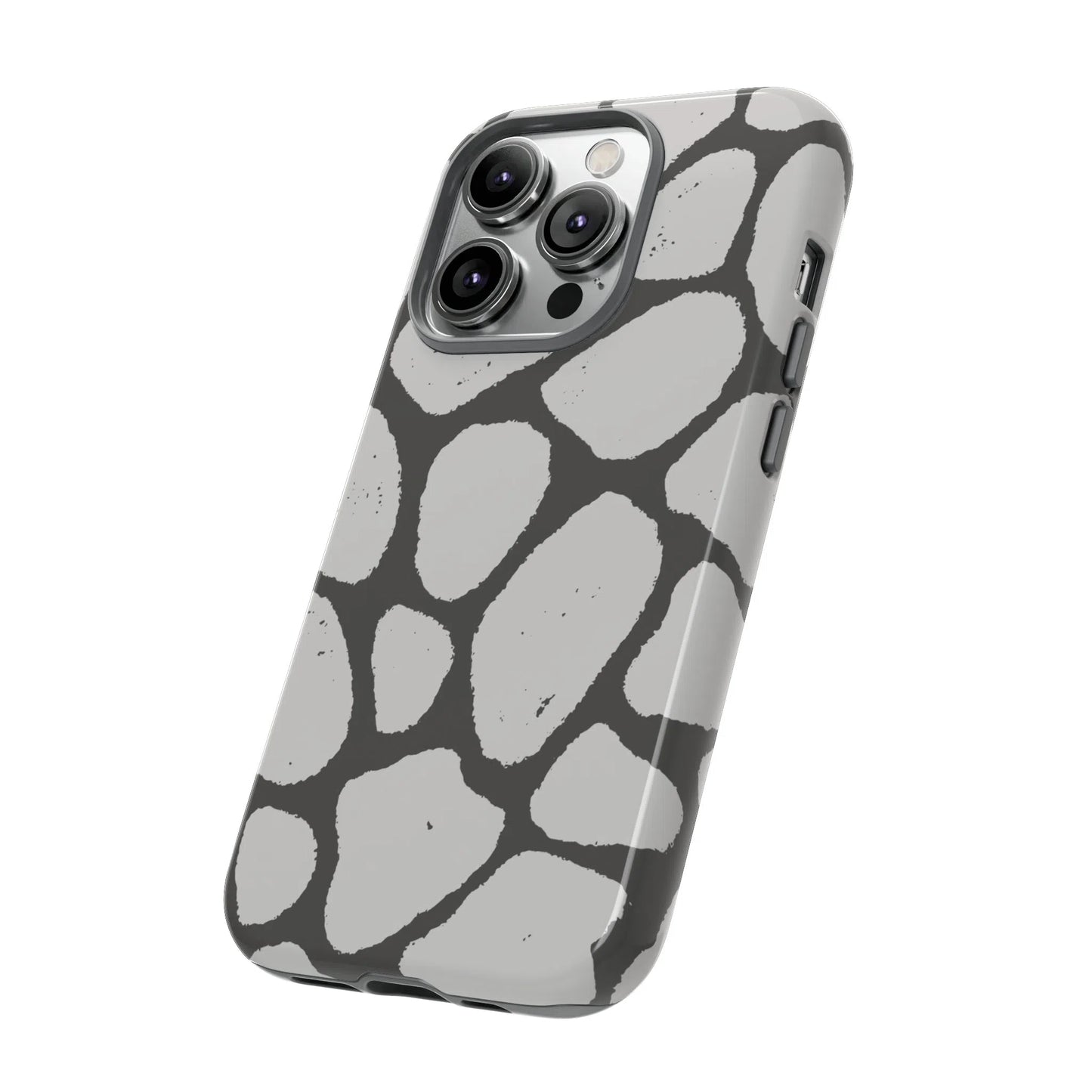 Safari Chic: Stone Giraffe Print | Tough Case