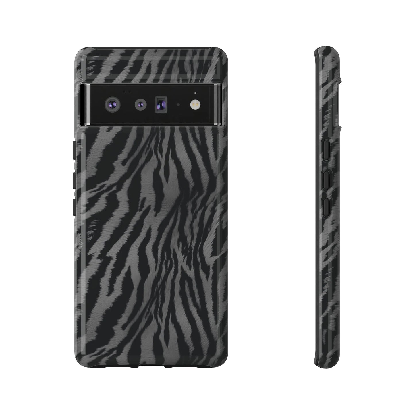 Monochrome Majesty: Tiger Print | Tough Case