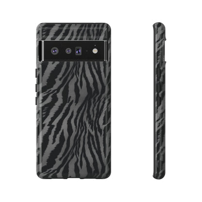 Monochrome Majesty: Tiger Print | Tough Case