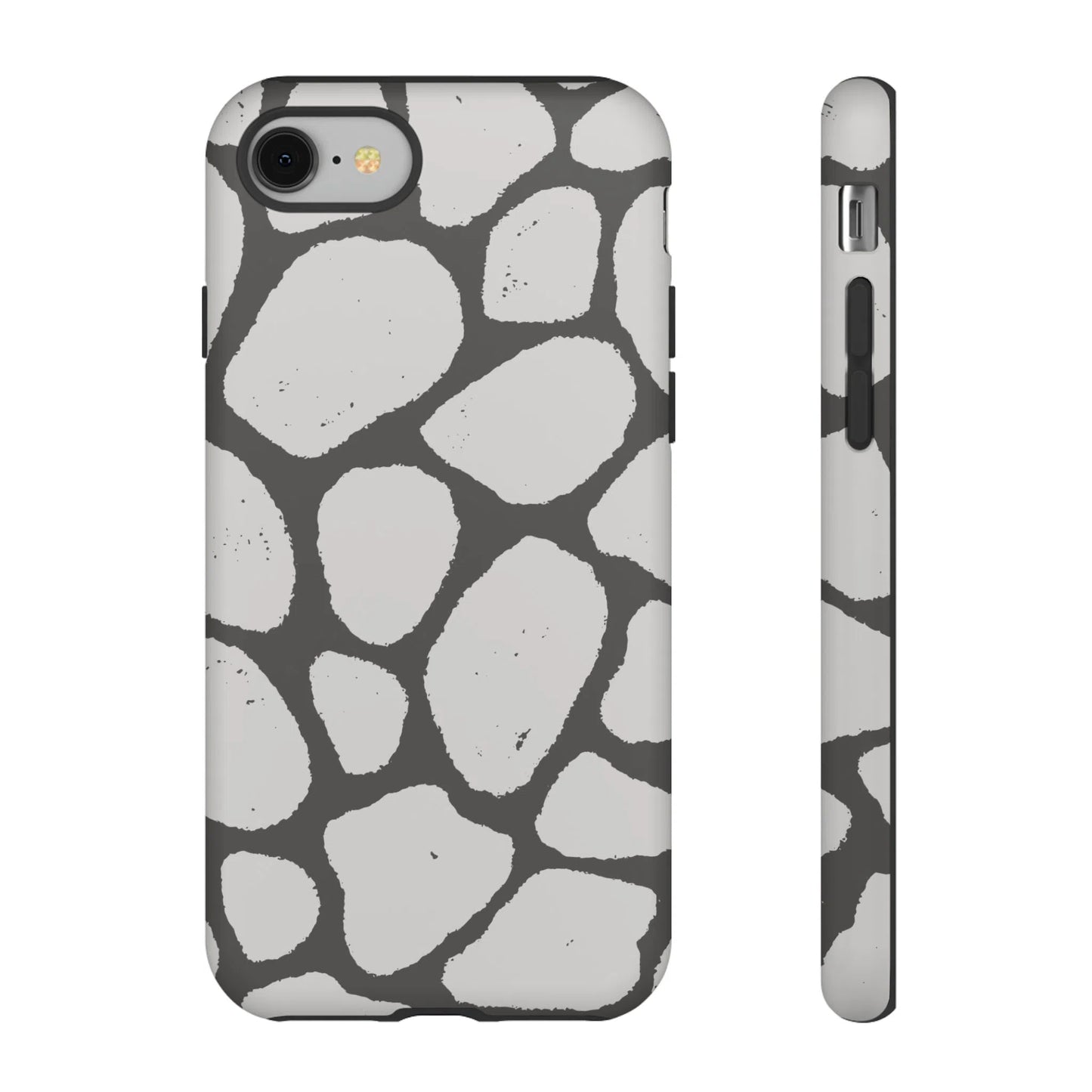 Safari Chic: Stone Giraffe Print | Tough Case