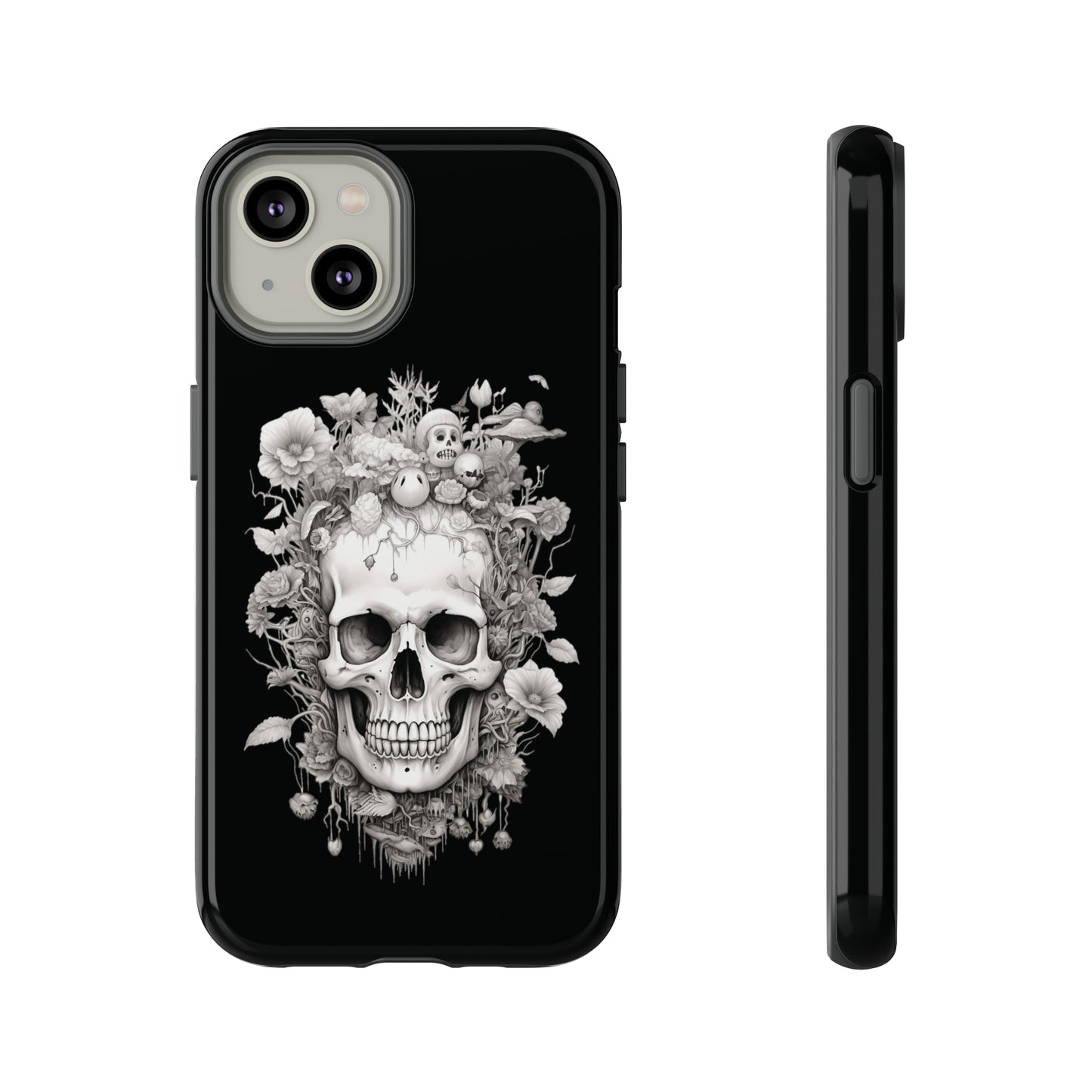 Memento Mori Floral Fusion | Tough Case