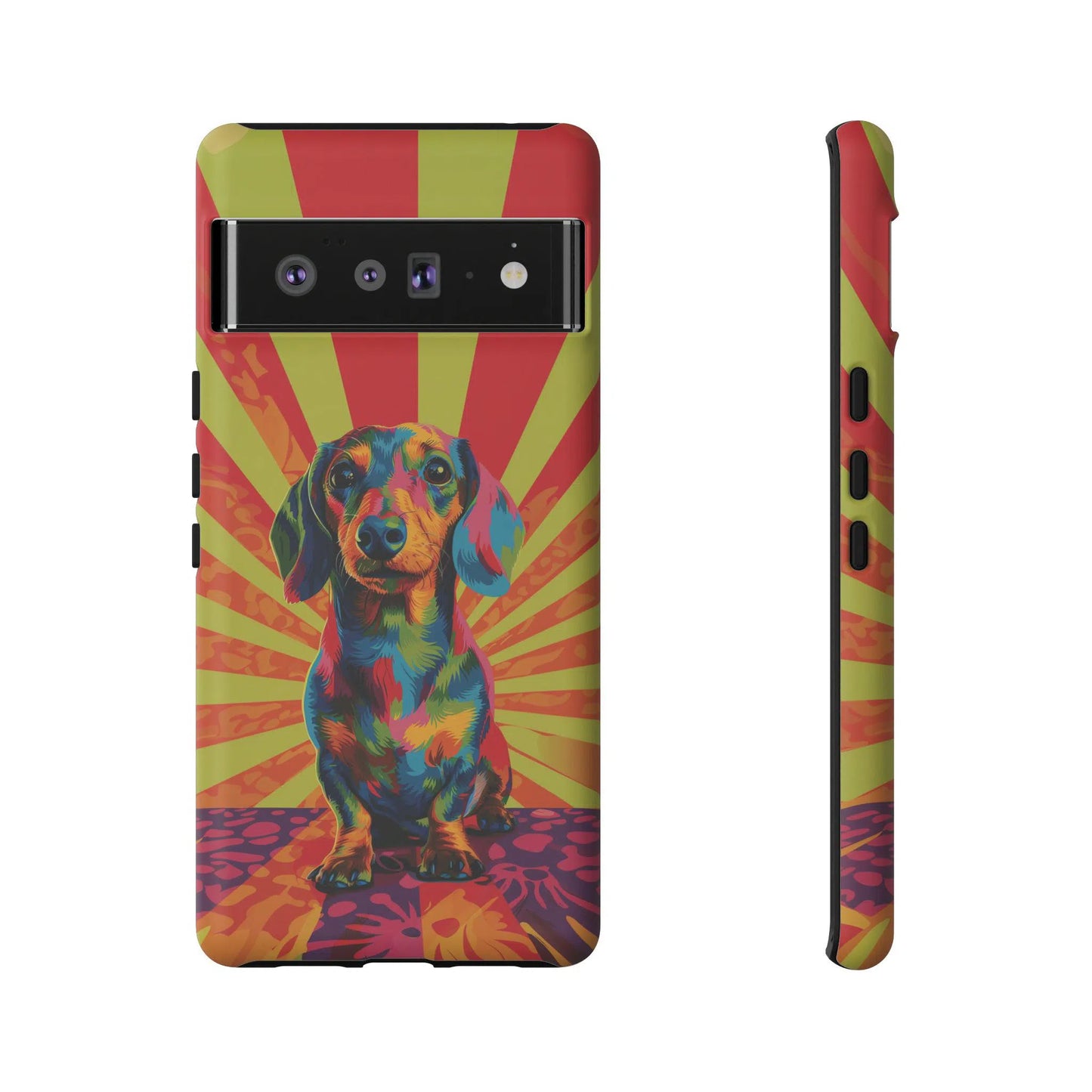 Psychedelic Pup: Vibrant Dachshund | Tough Case