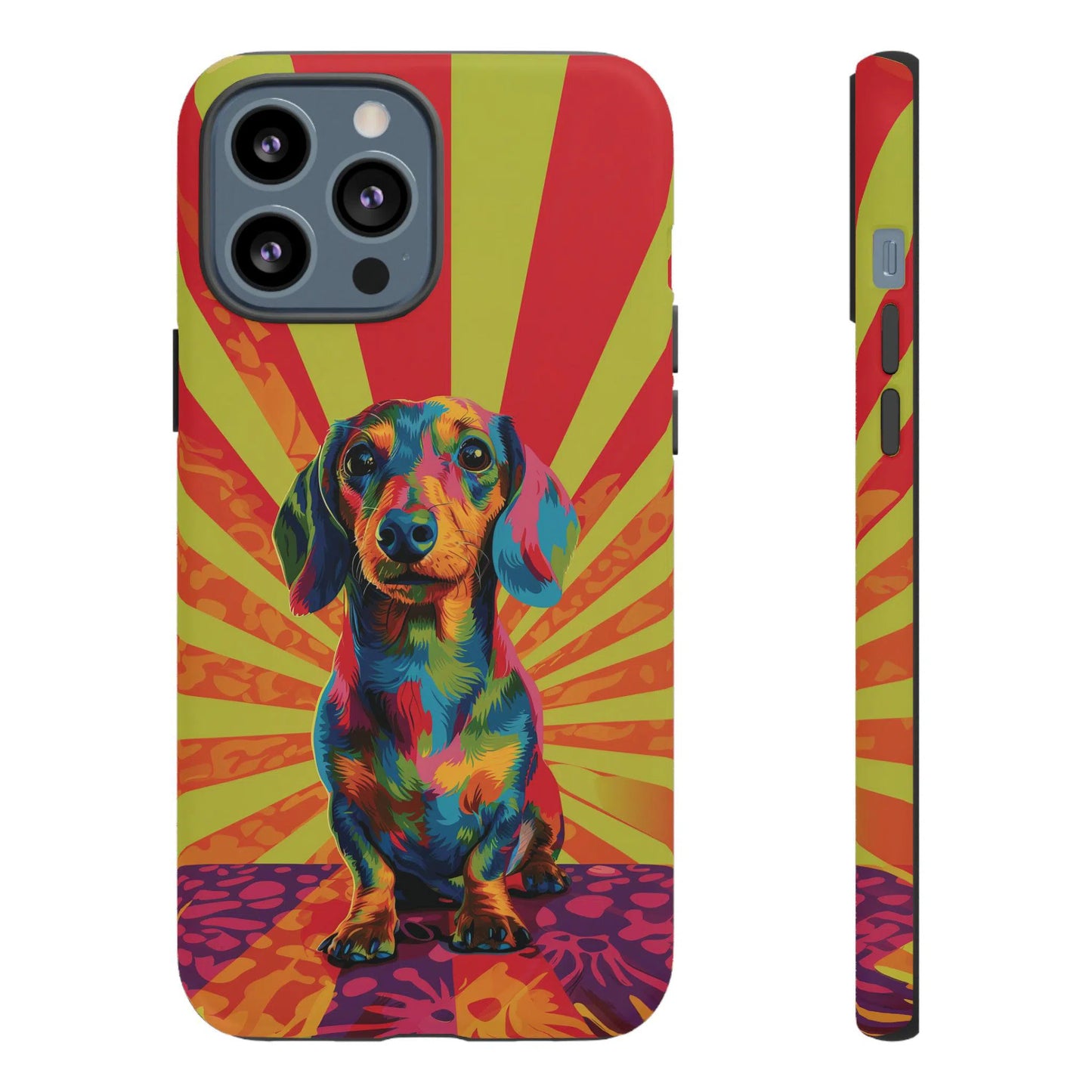 Psychedelic Pup: Vibrant Dachshund | Tough Case