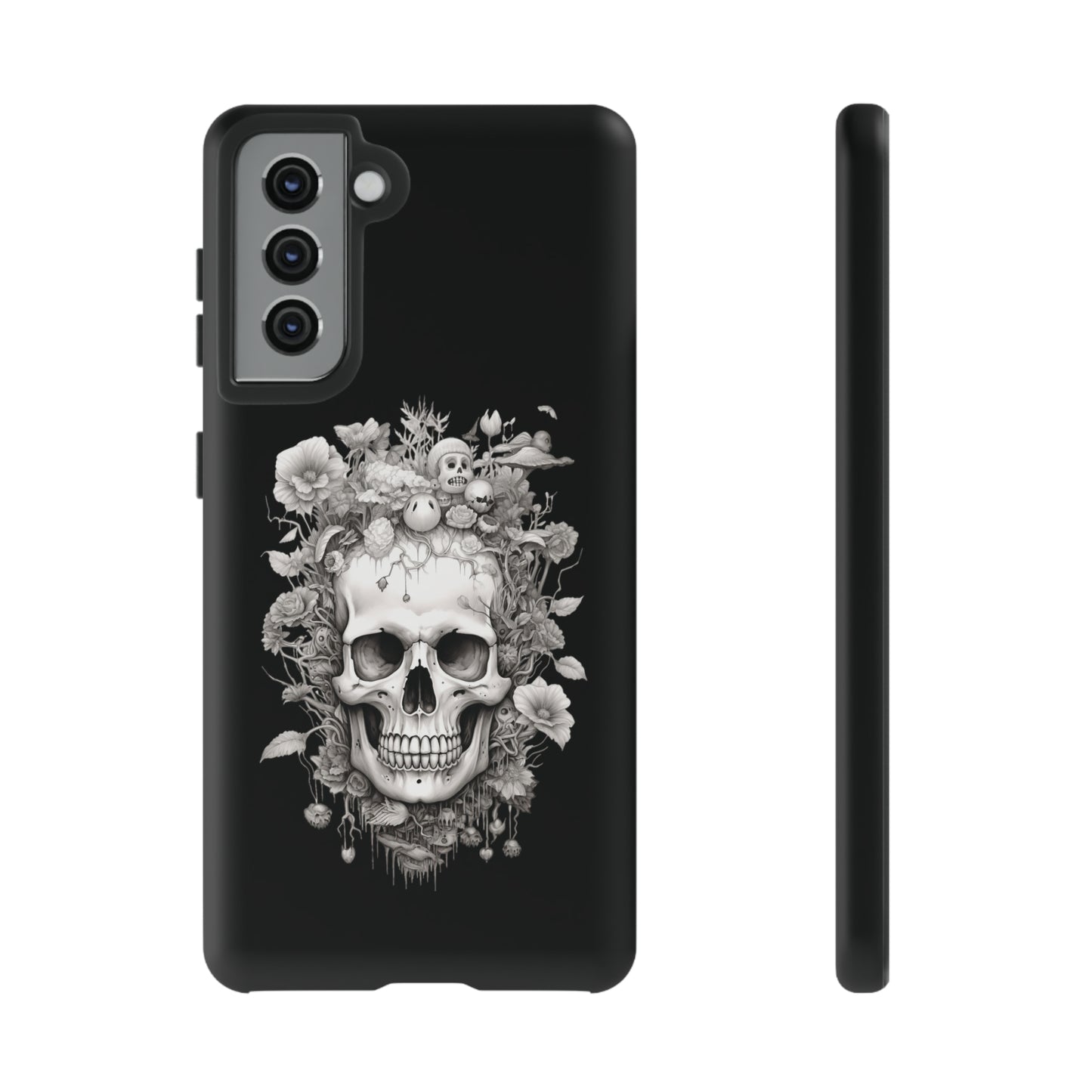 Memento Mori Floral Fusion | Tough Case