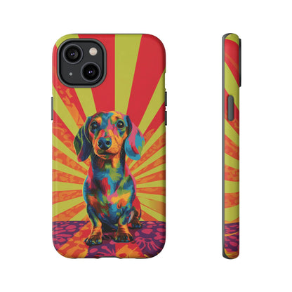 Psychedelic Pup: Vibrant Dachshund | Tough Case