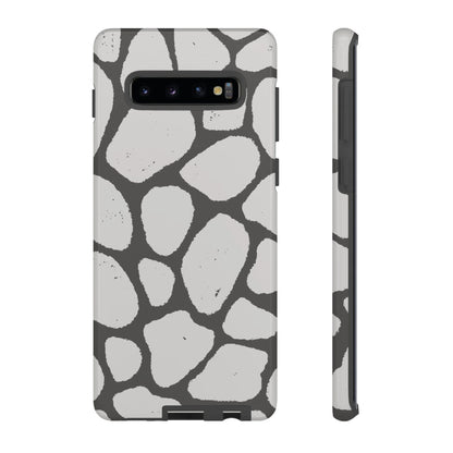 Safari Chic: Stone Giraffe Print | Tough Case