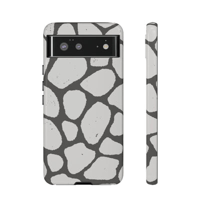 Safari Chic: Stone Giraffe Print | Tough Case